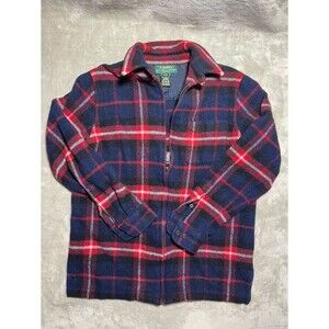 Lauren Ralph Lauren Wool Full Zip Jacket Women Small Petite Red Long Sleeve